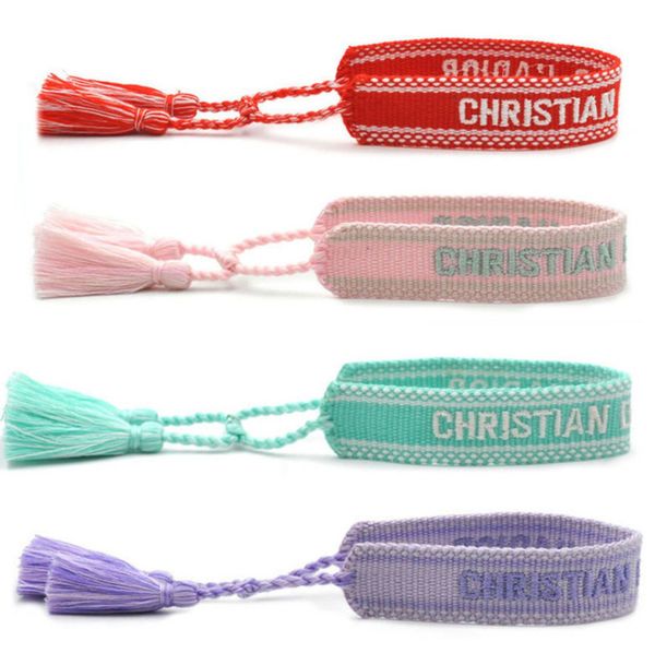 brand classic fashion bracelets chains jewelry bangles handmade embroidered link woven tassel adjustable women men lover gift chain bangle q, Black
brand classic fashion bracelets chains jewelry bangles handmade embroidered link woven tassel adjustable women men lover gift chain bangle q, Black