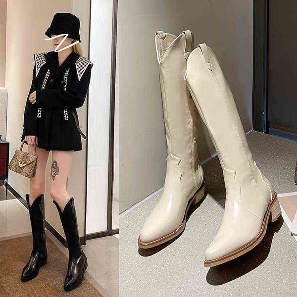 knee length boots women's new style in autumn and winter thick heels high pointed cavalry boots barrel western cowboy 220726, Black
knee length boots women's new style in autumn and winter thick heels high pointed cavalry boots barrel western cowboy 220726, Black