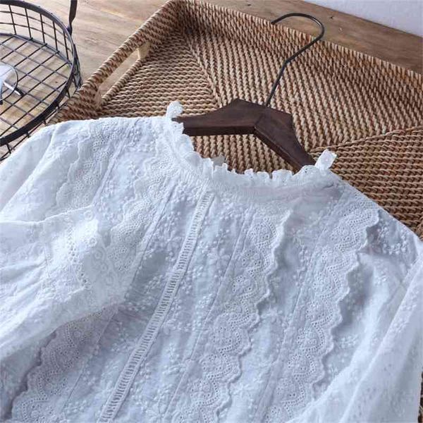 summer stock shirt lolita fairy flowers surface embroidery cotton white ruffled collar long sleeve shirt blouse boutique 210401
summer stock shirt lolita fairy flowers surface embroidery cotton white ruffled collar long sleeve shirt blouse boutique 210401