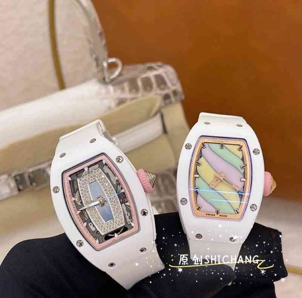 ins minority light luxury japanese white ceramic temperament red lips fashion mechanical watch marshmallow large plate female, Slivery;brown
ins minority light luxury japanese white ceramic temperament red lips fashion mechanical watch marshmallow large plate female, Slivery;brown
