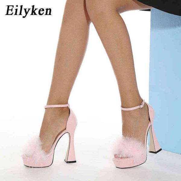 sandals eilyken faux fur chunky heels sandals fashion peep toe buckle strap platform women stripper shoes size 35-41 220316, Black
sandals eilyken faux fur chunky heels sandals fashion peep toe buckle strap platform women stripper shoes size 35-41 220316, Black