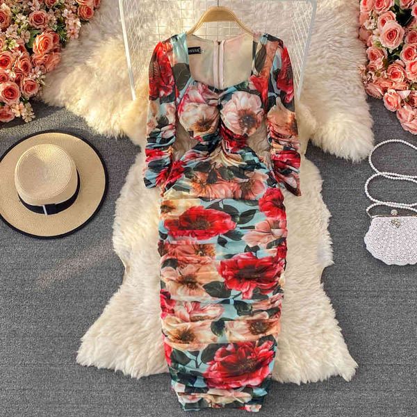 casual dresses elegant celebrity ol temperament dress long skirt rose print mesh pleat slim elastic square neck wrap hip 25j8, Black;gray
casual dresses elegant celebrity ol temperament dress long skirt rose print mesh pleat slim elastic square neck wrap hip 25j8, Black;gray