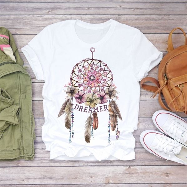 women summer short sleeve dream feather fashion print lady tshirts t shirt ladies womens graphic female tee tshirt 220527, White
women summer short sleeve dream feather fashion print lady tshirts t shirt ladies womens graphic female tee tshirt 220527, White