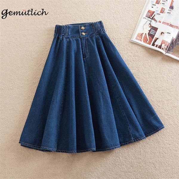 gemutlich s 9xl women denim skirt a lined loose wide flare elastic waist vintage long skirt over size t200712, Black
gemutlich s 9xl women denim skirt a lined loose wide flare elastic waist vintage long skirt over size t200712, Black