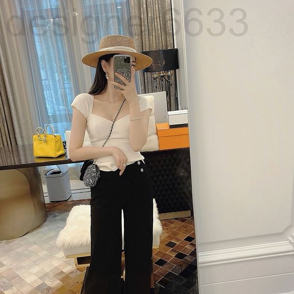 women's blouses & shirts designer 3257# gentle and thin love collar fine knit women's black white summer short sleeve t-shirt e8lj
women's blouses & shirts designer 3257# gentle and thin love collar fine knit women's black white summer short sleeve t-shirt e8lj
