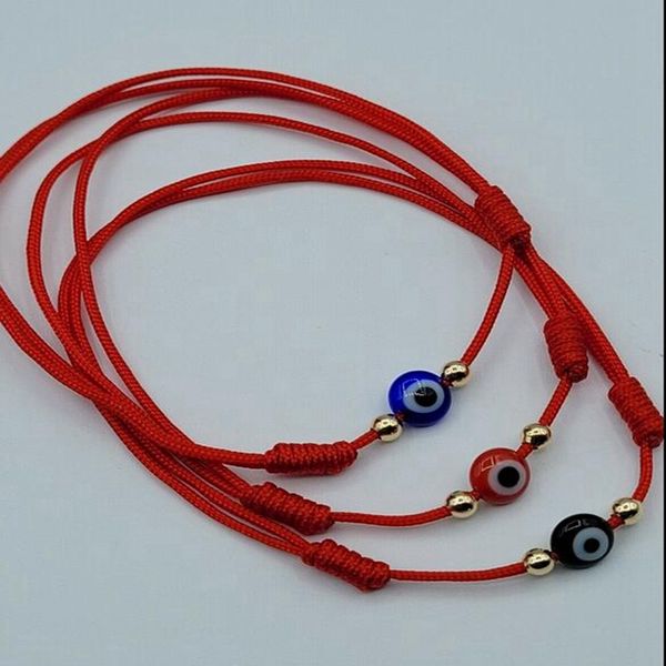 turkish lucky evil eye charm bracelets for women handmade braided good talisman luck red rope jewelry friendship bracelet punk hip hop gift, Golden;silver
turkish lucky evil eye charm bracelets for women handmade braided good talisman luck red rope jewelry friendship bracelet punk hip hop gift, Golden;silver