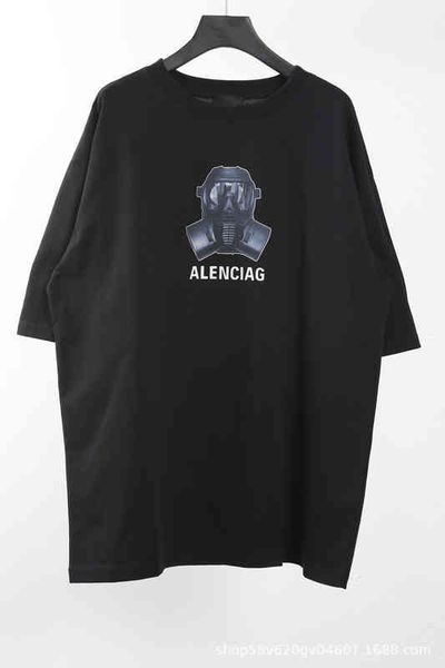 men's t-shirts high version chest mask printed short sleeve paris loose fashion brand cotton t-shirt pure men's and women's, White;black
men's t-shirts high version chest mask printed short sleeve paris loose fashion brand cotton t-shirt pure men's and women's, White;black