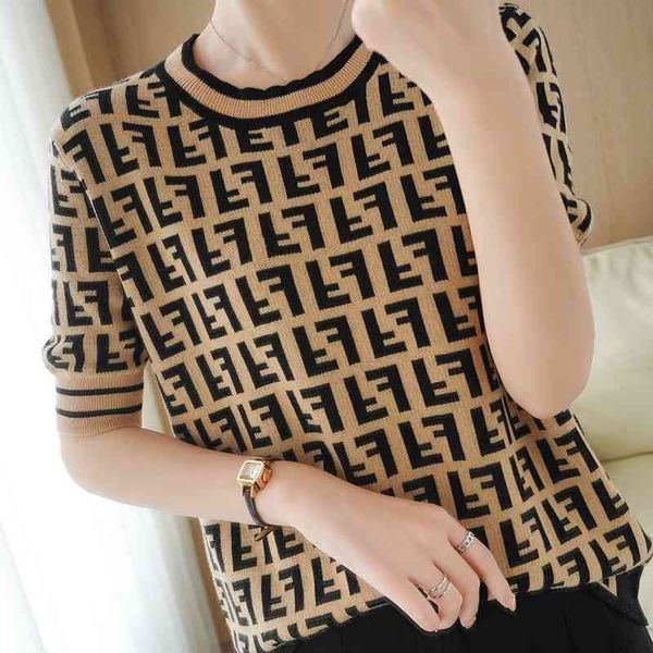 22 summer color short women thin neck knitted large ummer new fashion casual cotton bag short-sleeved slim women's simple and comfortab, White
22 summer color short women thin neck knitted large ummer new fashion casual cotton bag short-sleeved slim women's simple and comfortab, White
