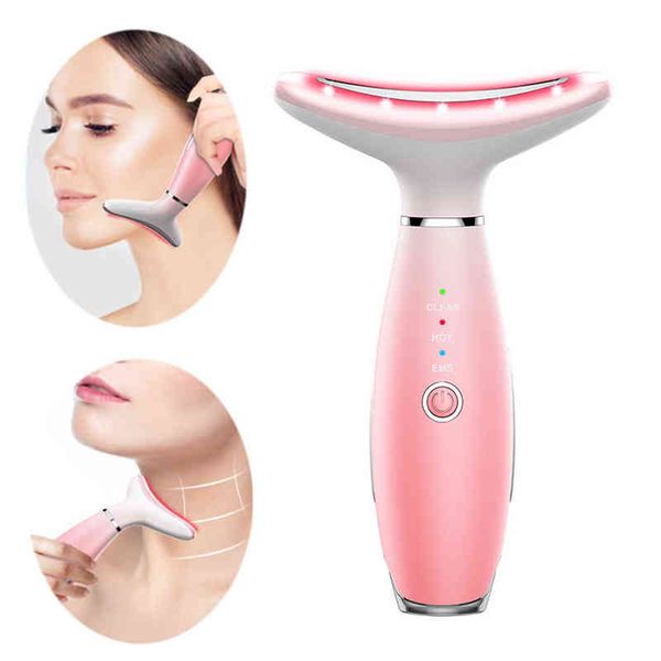 3 colors led pn therapy neck face lifting tool massage vibration skin tighten reduce double chin anti-wrinkle remove device 220512
3 colors led pn therapy neck face lifting tool massage vibration skin tighten reduce double chin anti-wrinkle remove device 220512