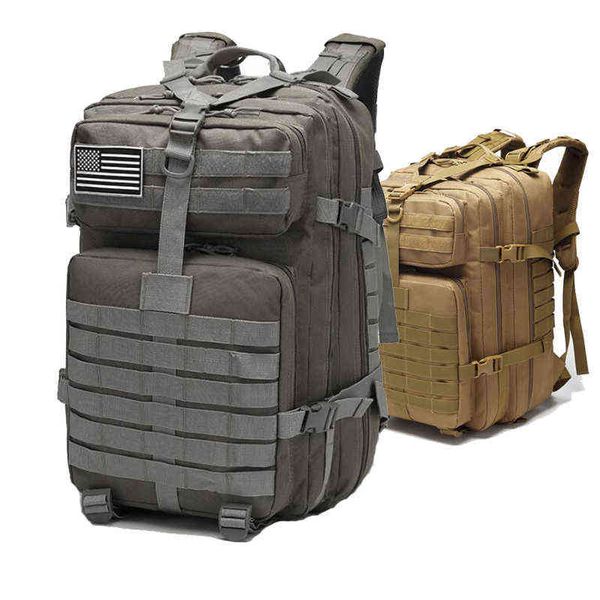mountaineering large capacity military army tactical backpack waterproof outdoor hiking backpack camping travel shoulder bags t220801
mountaineering large capacity military army tactical backpack waterproof outdoor hiking backpack camping travel shoulder bags t220801