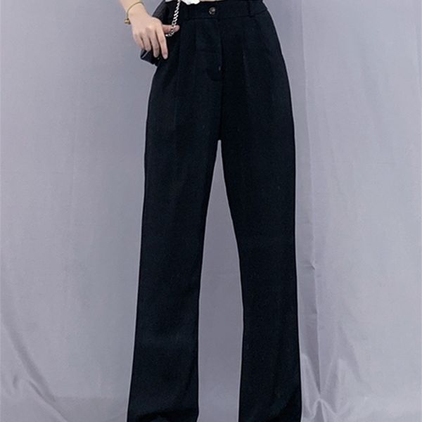 yitimoky high waist pant full length elastic trousers straight wide leg korean fashion purple sweatpants joggers 220325, Black;white
yitimoky high waist pant full length elastic trousers straight wide leg korean fashion purple sweatpants joggers 220325, Black;white