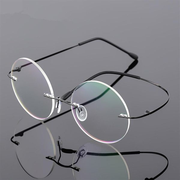 steve jobs style alloy rimless optical prescription glasses frame round clear lens glasses 223d, Silver
steve jobs style alloy rimless optical prescription glasses frame round clear lens glasses 223d, Silver
