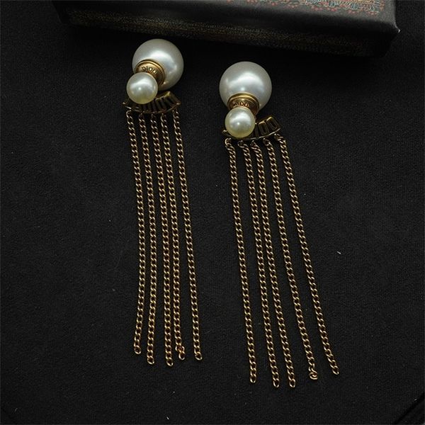 80% off outlets letter size pearl temperament tassel long women's earrings hanging feeling fashion, Golden
80% off outlets letter size pearl temperament tassel long women's earrings hanging feeling fashion, Golden