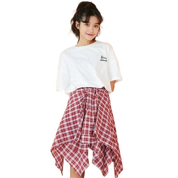 skirts 2022 real s korean version short-sleeved t-shirt with plaid skirt fashion two-piece suit o5hj#, Black
skirts 2022 real s korean version short-sleeved t-shirt with plaid skirt fashion two-piece suit o5hj#, Black