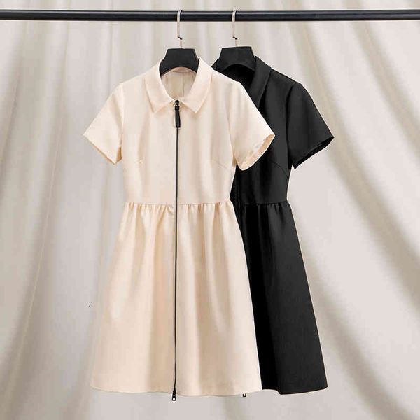 casual dresses early spring premium simple temperament japanese light lo baby collar front zipper dress short sleeve a-line skirt, Black;gray
casual dresses early spring premium simple temperament japanese light lo baby collar front zipper dress short sleeve a-line skirt, Black;gray