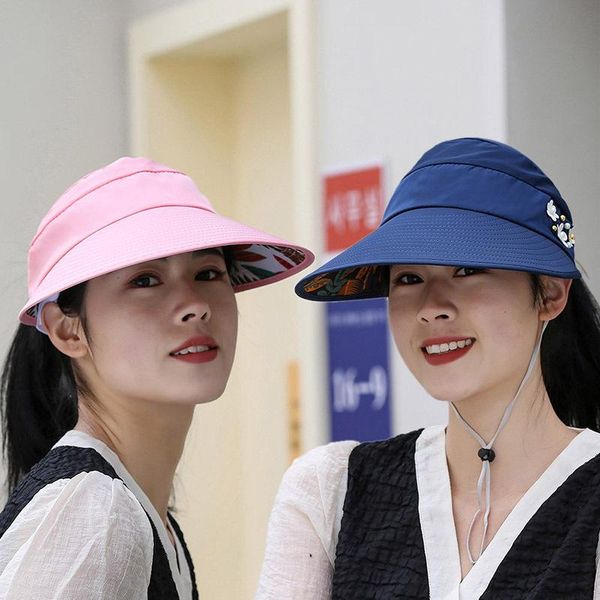 wide brim hats sun hat women's summer protection big edge casual cap korean version empty hatswide, Blue;gray
wide brim hats sun hat women's summer protection big edge casual cap korean version empty hatswide, Blue;gray