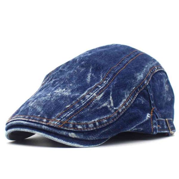 washed pure cotton hat comfortable and soft denim beret men's and women's fashion duck tongue hat curved brim hat, Blue;gray
washed pure cotton hat comfortable and soft denim beret men's and women's fashion duck tongue hat curved brim hat, Blue;gray