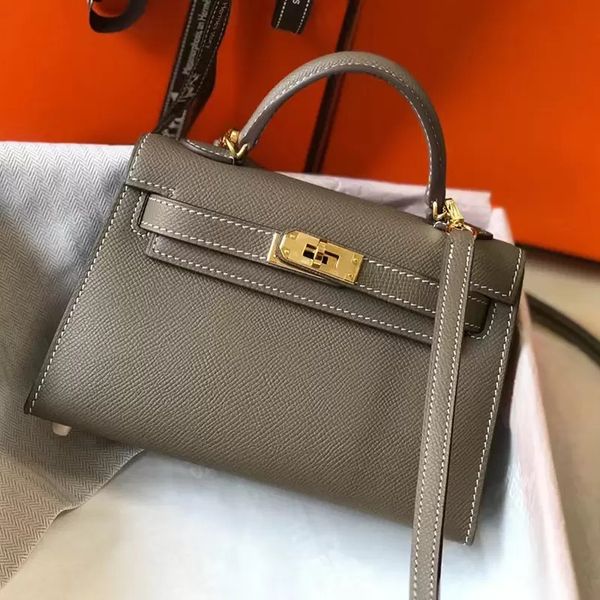 9a bags women's purse 19cm mini epsom bag hand wax thread stitched luxury designer bags classic fashion leather
9a bags women's purse 19cm mini epsom bag hand wax thread stitched luxury designer bags classic fashion leather