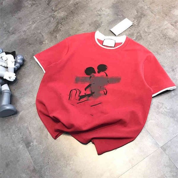 2022 new special offer model spring and summer vacation two age reducing three-dimensional printing leisure loose round neck pullover t-shir, White
2022 new special offer model spring and summer vacation two age reducing three-dimensional printing leisure loose round neck pullover t-shir, White