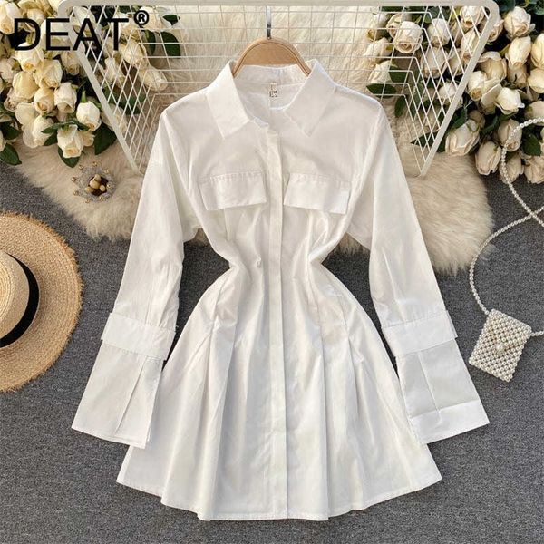 deat women vintage high waist shirt solid color turn-down collar long sleeve slim fashion spring autumn 11b150 210709, White
deat women vintage high waist shirt solid color turn-down collar long sleeve slim fashion spring autumn 11b150 210709, White
