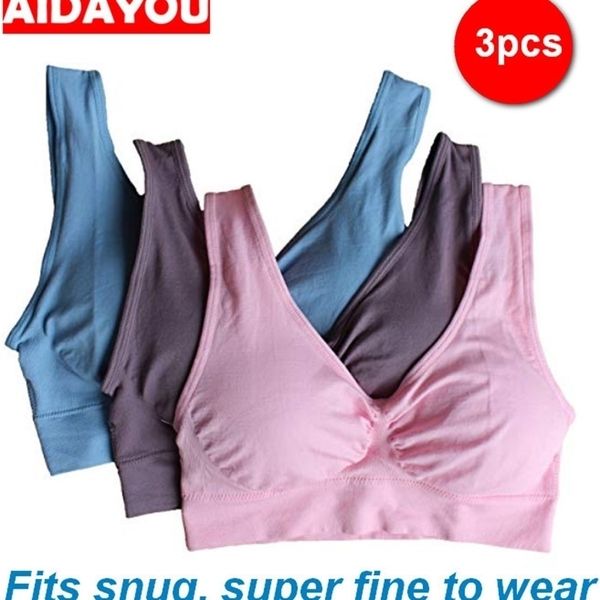 wireless sports bra 3pcs set plus size 5xl 6xl removable pads maternity cotton bra training cup pink ouc034 y200415, Red;black
wireless sports bra 3pcs set plus size 5xl 6xl removable pads maternity cotton bra training cup pink ouc034 y200415, Red;black