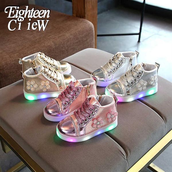eu 21-30 luminous sneaker for girls pink floral shoes with luminous sole light up shoes for baby girls led shoes tennis de ninos x2218, Black
eu 21-30 luminous sneaker for girls pink floral shoes with luminous sole light up shoes for baby girls led shoes tennis de ninos x2218, Black