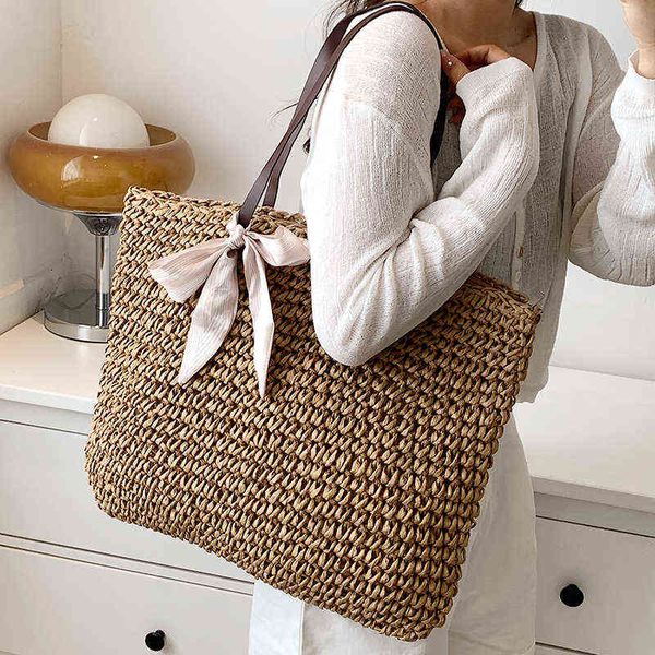 large capacity women straw handbags ladies travel shoulder beach bag fashion female casual tote messenger bag new g220517
large capacity women straw handbags ladies travel shoulder beach bag fashion female casual tote messenger bag new g220517