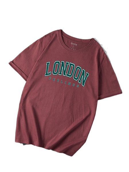 men letter graphic tee g3j3#, White;black 
men letter graphic tee g3j3#, White;black