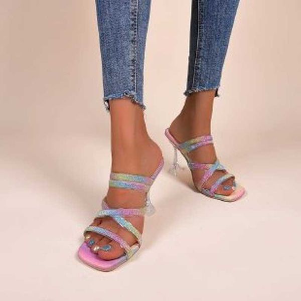 classic luxury paris fashion high heels 2022 summer new square toe sandals shiny ladies slippers zapatillas mujer large size designer elling, Black
classic luxury paris fashion high heels 2022 summer new square toe sandals shiny ladies slippers zapatillas mujer large size designer elling, Black