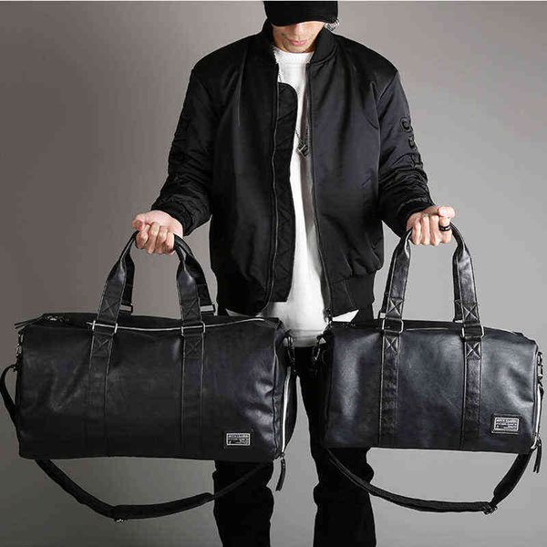 black men travel duffle bags waterproof pu leather handbags shoulder bag for women man office tote large capacity weekend bag x2 220611
black men travel duffle bags waterproof pu leather handbags shoulder bag for women man office tote large capacity weekend bag x2 220611