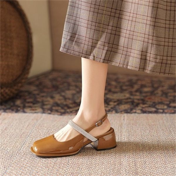 diamond womens sandals thick heel square head classic female mary design elegant shallow lady single shoes 220608, Black
diamond womens sandals thick heel square head classic female mary design elegant shallow lady single shoes 220608, Black