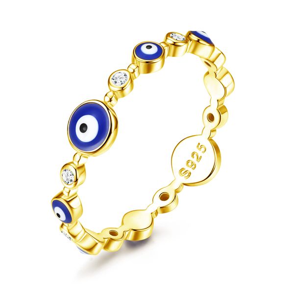 cluster rings 14k gold plated evil eye ring for women white 925 sterling sier minimalist blue band protection jewelry size 510 amhbt, Golden;silver
cluster rings 14k gold plated evil eye ring for women white 925 sterling sier minimalist blue band protection jewelry size 510 amhbt, Golden;silver
