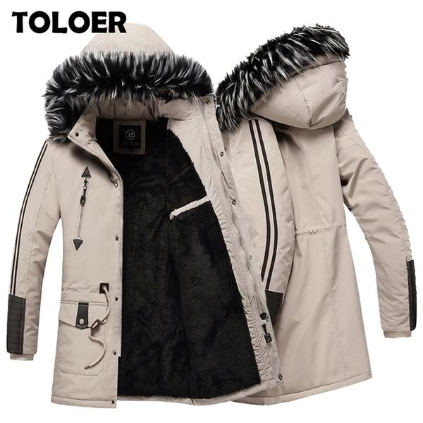 men jacket coats thicken warm winter windproof jackets casual mens down parka hooded outwear cotton-padded jacket male 201127, Black
men jacket coats thicken warm winter windproof jackets casual mens down parka hooded outwear cotton-padded jacket male 201127, Black