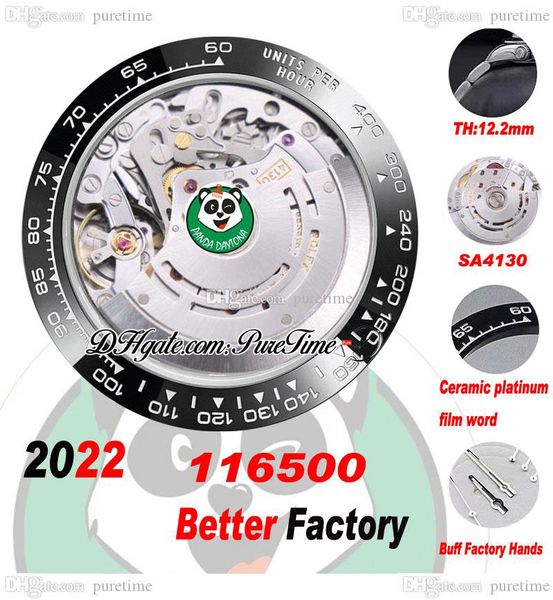 btf better factory 116500 sa4130 automatic chronograph mens watch ceramics bezel black dial 904l steel oystersteel bracelet super edition th, Slivery;brown
btf better factory 116500 sa4130 automatic chronograph mens watch ceramics bezel black dial 904l steel oystersteel bracelet super edition th, Slivery;brown