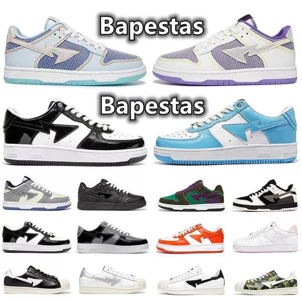 2022 bapestas baped men women running shoes low sneaker bapesta sk8 sta camo black white green red orange camouflage trainer sports sneakers
2022 bapestas baped men women running shoes low sneaker bapesta sk8 sta camo black white green red orange camouflage trainer sports sneakers