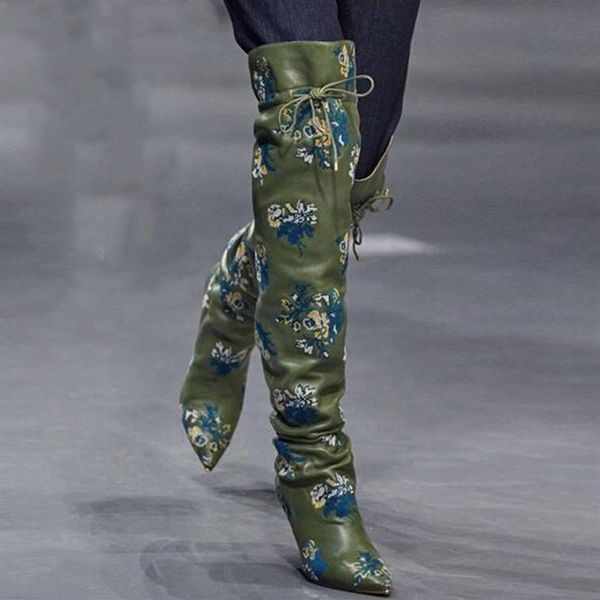 embroidered over the knee slouch boots lace up leather pleated new arrivals pointed toe winter women boots print fashion shoes267a, Black
embroidered over the knee slouch boots lace up leather pleated new arrivals pointed toe winter women boots print fashion shoes267a, Black