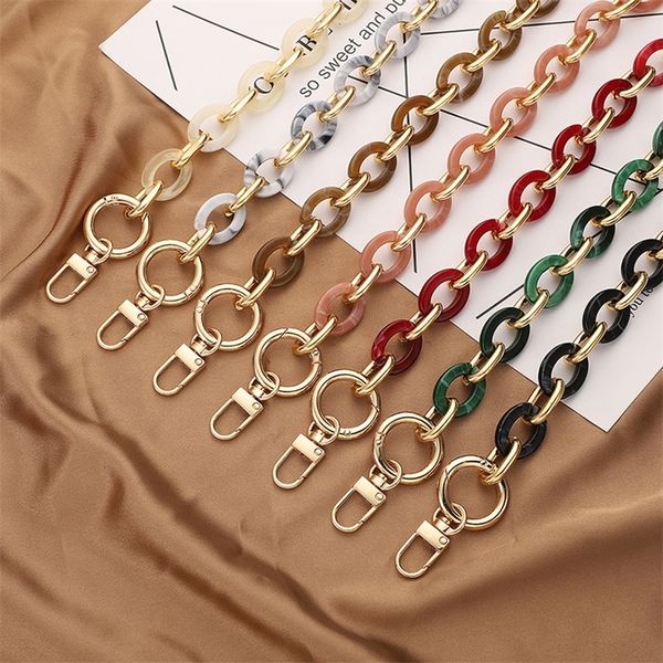 women bag strap ornament accessories acrylic resin chain mixed gold retro detachable shoulder handle decoration 220617, Black
women bag strap ornament accessories acrylic resin chain mixed gold retro detachable shoulder handle decoration 220617, Black
