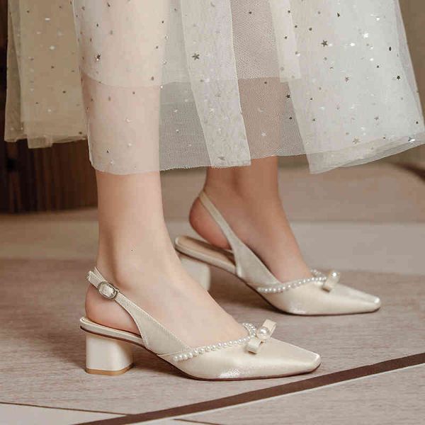 sandals designer luxury baotou sandals women wear high-heeled square head back trip pearl fairy style thick heel shoes in summer, Black
sandals designer luxury baotou sandals women wear high-heeled square head back trip pearl fairy style thick heel shoes in summer, Black