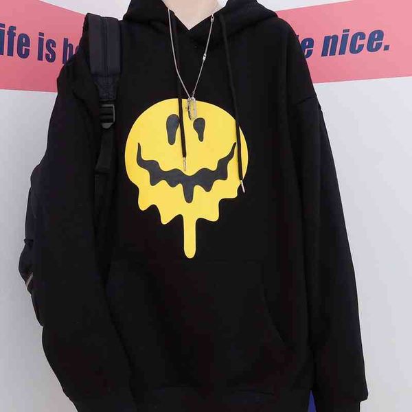 2022 designer bal hoodies and coats 21fw dissolved smiling face pattern pullover sweater sports leisure men's women's cotton versa, Black
2022 designer bal hoodies and coats 21fw dissolved smiling face pattern pullover sweater sports leisure men's women's cotton versa, Black