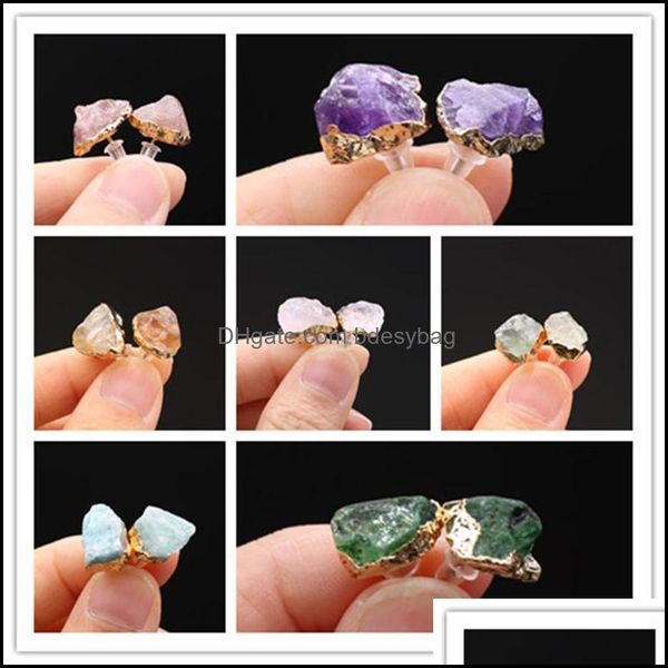 stud fashion natural crystal earrings for women gold color blue turquoise rose quartz jewelry gift girlfriend wifestud d bdesybag dh6bs, Golden;silver
stud fashion natural crystal earrings for women gold color blue turquoise rose quartz jewelry gift girlfriend wifestud d bdesybag dh6bs, Golden;silver