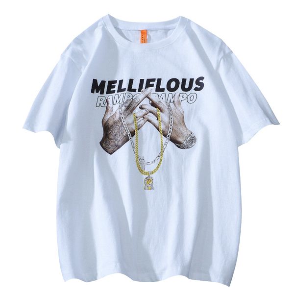 streetwear print t shirt men's summer new hip-hop culture loose oversize short sleeve women's tshirt, White
streetwear print t shirt men's summer new hip-hop culture loose oversize short sleeve women's tshirt, White