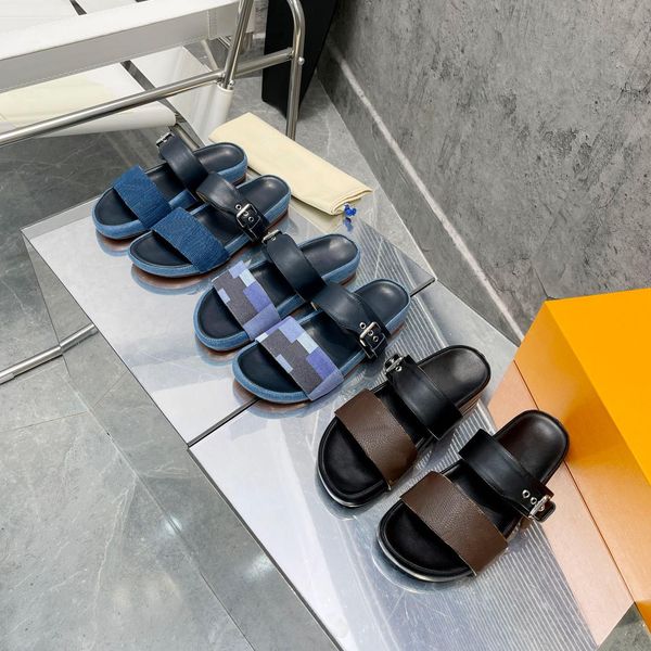 2022 bom dia summer cool fashion women leather slippers adjustable gold buckle comfortable to wear vacation beshoe''louise'&#, Black
2022 bom dia summer cool fashion women leather slippers adjustable gold buckle comfortable to wear vacation beshoe''louise'&#, Black