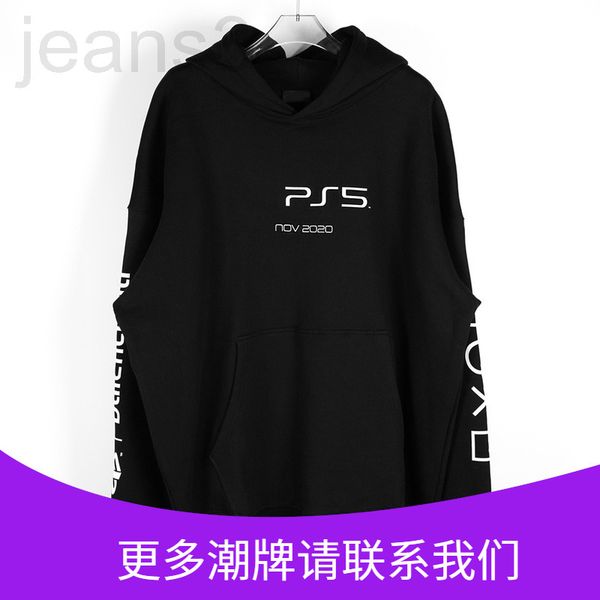 women's hoodies & sweatshirts designer 2021 new paris b family pullover hoodie ps5 host co branded fashion brand plush fleece mu1w, Black 
women's hoodies & sweatshirts designer 2021 new paris b family pullover hoodie ps5 host co branded fashion brand plush fleece mu1w, Black