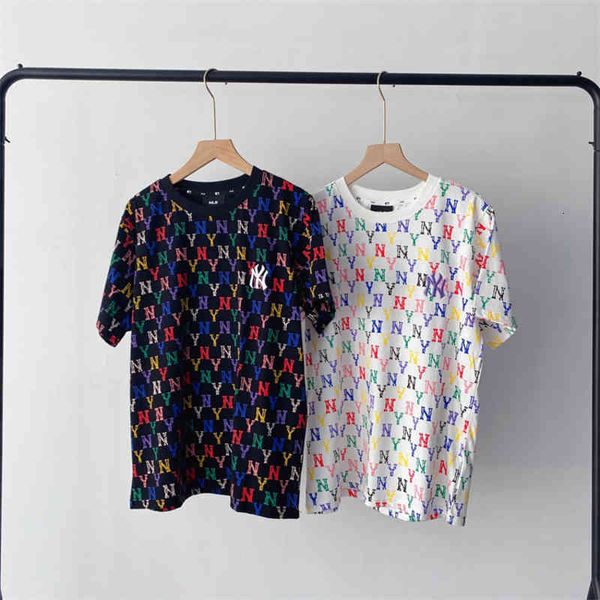 women's t-shirt mlb summer round neck pullover loose color old flower aop ny short sleeve t-shirt men's and women's half dss1, White
women's t-shirt mlb summer round neck pullover loose color old flower aop ny short sleeve t-shirt men's and women's half dss1, White