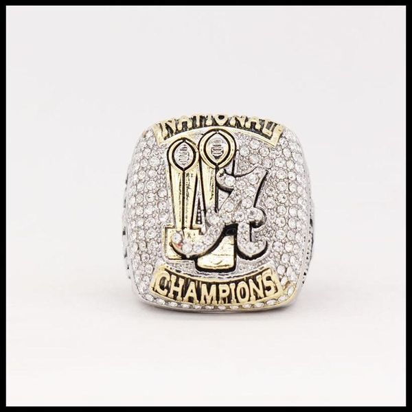 the 2017 2018 alabama crimson tide ncaa championship ring fan gift whole drop hing quality249l, Golden;silver
the 2017 2018 alabama crimson tide ncaa championship ring fan gift whole drop hing quality249l, Golden;silver