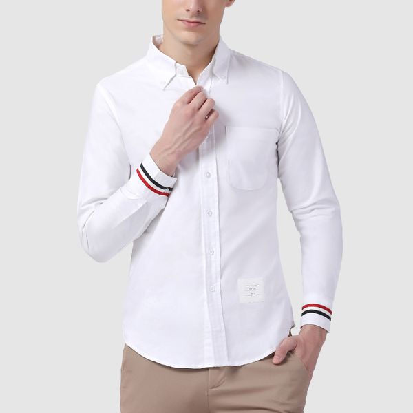 2022 designers mens dress shirts business fashion casual classic long sleeve shirt cuff rwb stripes men spring slim fit clothing stylist lux, White;black
2022 designers mens dress shirts business fashion casual classic long sleeve shirt cuff rwb stripes men spring slim fit clothing stylist lux, White;black