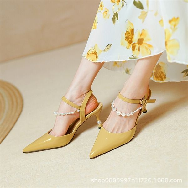 sandals spring and summer baotou stiletto women's shoes sy4-7k french elegant pearl sandals 84fo, Black
sandals spring and summer baotou stiletto women's shoes sy4-7k french elegant pearl sandals 84fo, Black