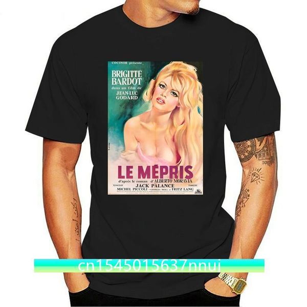 le mepris 1960s retro movie poster t shirt vintage graphic tee shirt 220702, White;black
le mepris 1960s retro movie poster t shirt vintage graphic tee shirt 220702, White;black