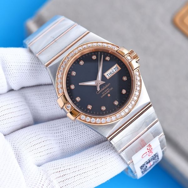 montre de luxe women watches 38x10.5mm 8500 automatic machine movement 316l fine steel diamond watch wristwatches swiss super waterproof, Slivery;brown
montre de luxe women watches 38x10.5mm 8500 automatic machine movement 316l fine steel diamond watch wristwatches swiss super waterproof, Slivery;brown