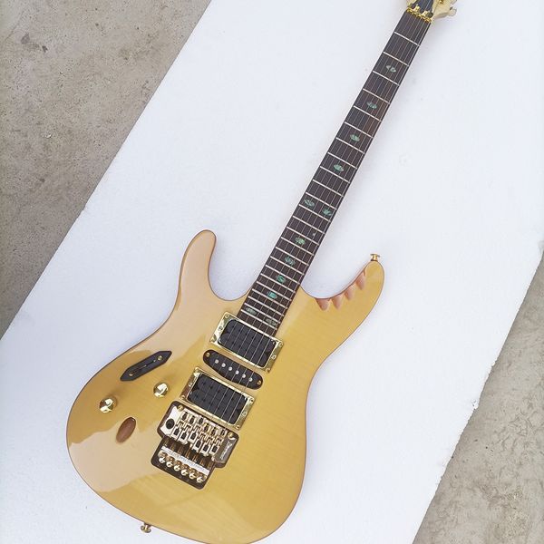 left hand 6 strings natural electric guitar with abalone inlay rosewood fretboard
left hand 6 strings natural electric guitar with abalone inlay rosewood fretboard